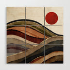 Fall Abstract Wood Wall Art Gallery Image 1
