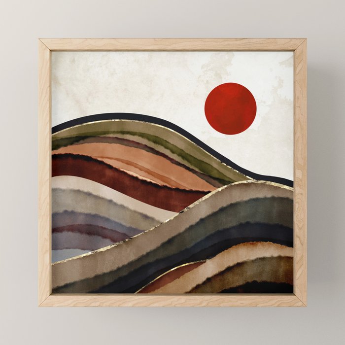 Fall Abstract Mini Art Print Gallery Image 1