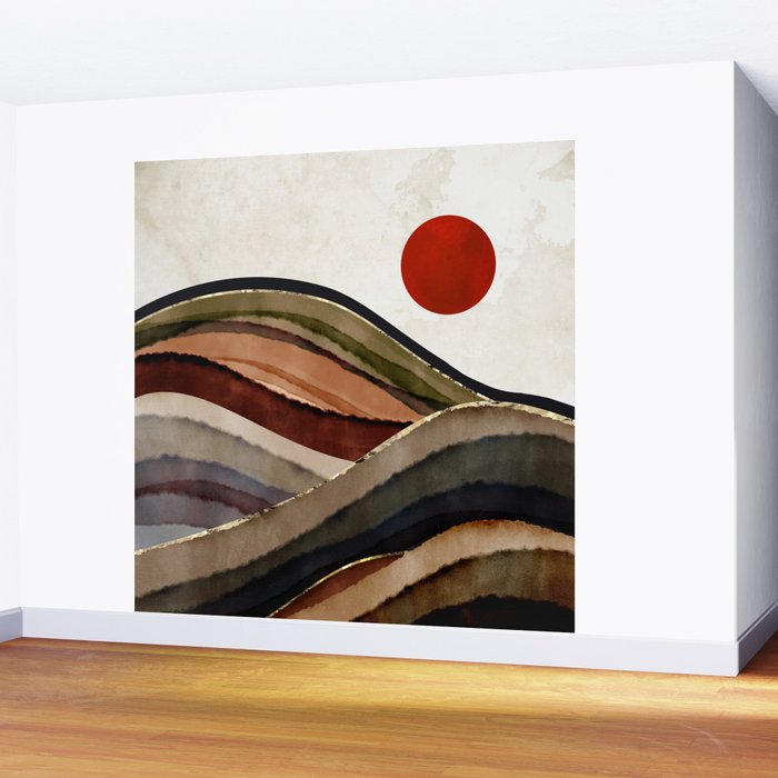 Fall Abstract Wall Mural Gallery Image 2