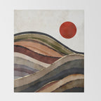 Fall Abstract Throw Blanket Gallery Image 2