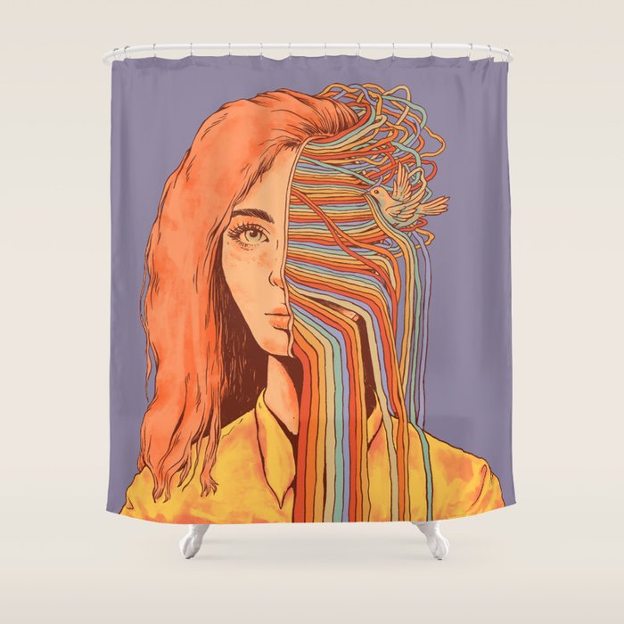 Dreams Left Behind Shower Curtain Gallery Image 1