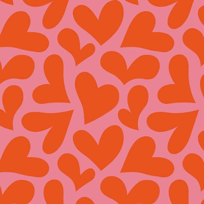 Red love heart shape pattern Coffee Mug Gallery Image 2