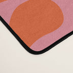 Red love heart shape pattern Desk Mat Gallery Image 4