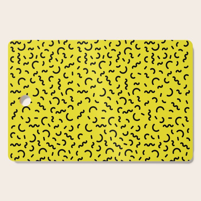 Memphis pattern 51 - 80s / 90s Retro Cutting Board Gallery Image 1