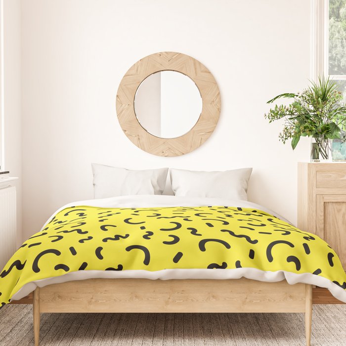 Memphis pattern 51 - 80s / 90s Retro Duvet Cover Gallery Image 3