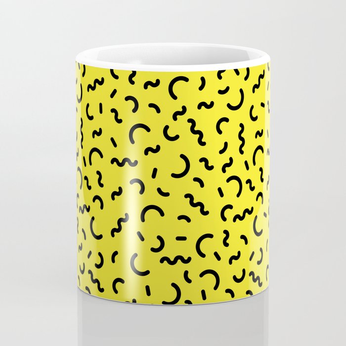 Memphis pattern 51 - 80s / 90s Retro Coffee Mug Gallery Image 4