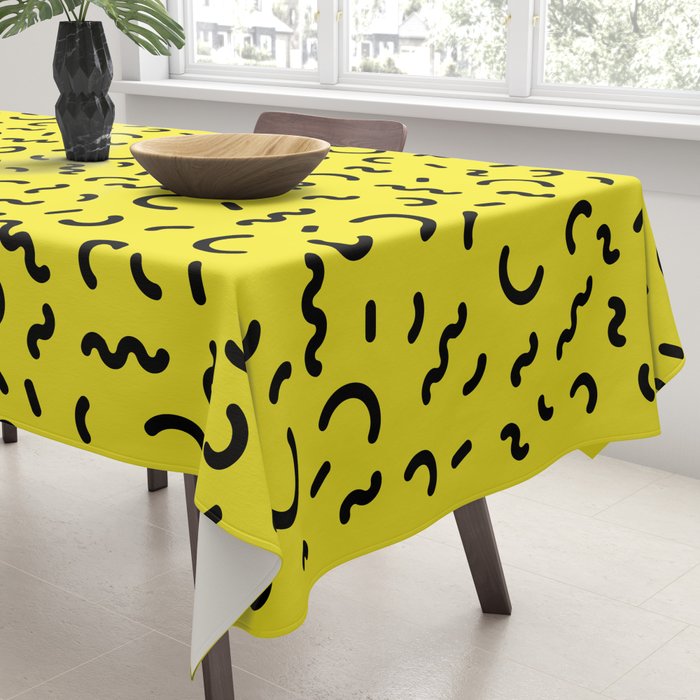 Memphis pattern 51 - 80s / 90s Retro Tablecloth Gallery Image 3