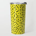 Memphis pattern 51 - 80s / 90s Retro Travel Mug Gallery Image 2