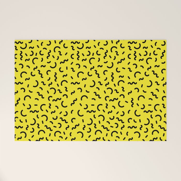 Memphis pattern 51 - 80s / 90s Retro Welcome Mat Gallery Image 1