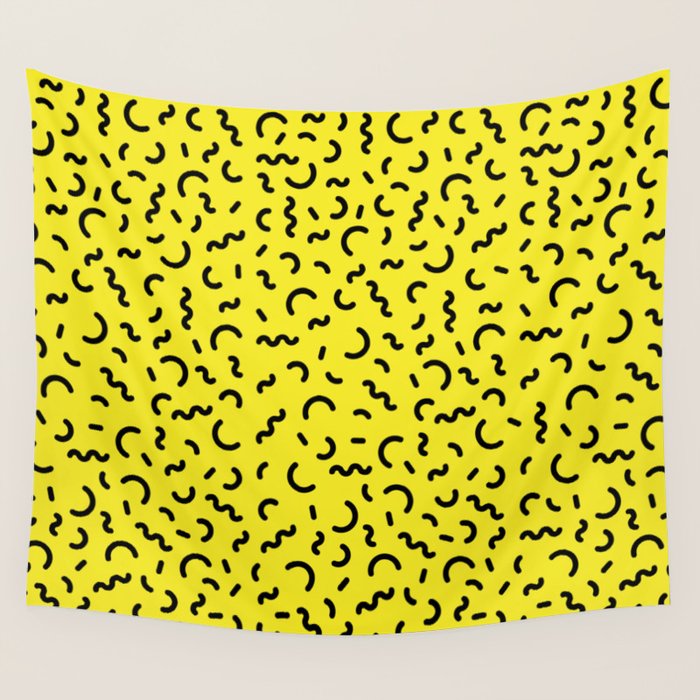 Memphis pattern 51 - 80s / 90s Retro Wall Tapestry Gallery Image 4