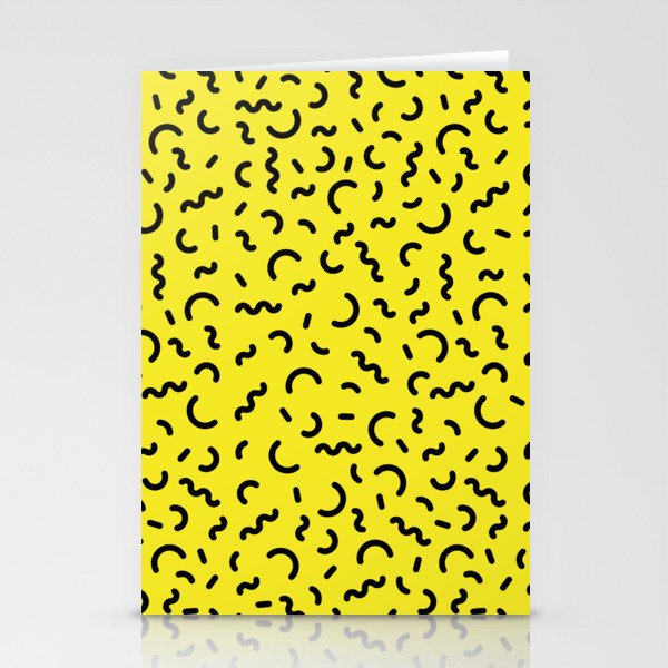 Memphis pattern 51 - 80s / 90s Retro Stationery Card Gallery Image 2
