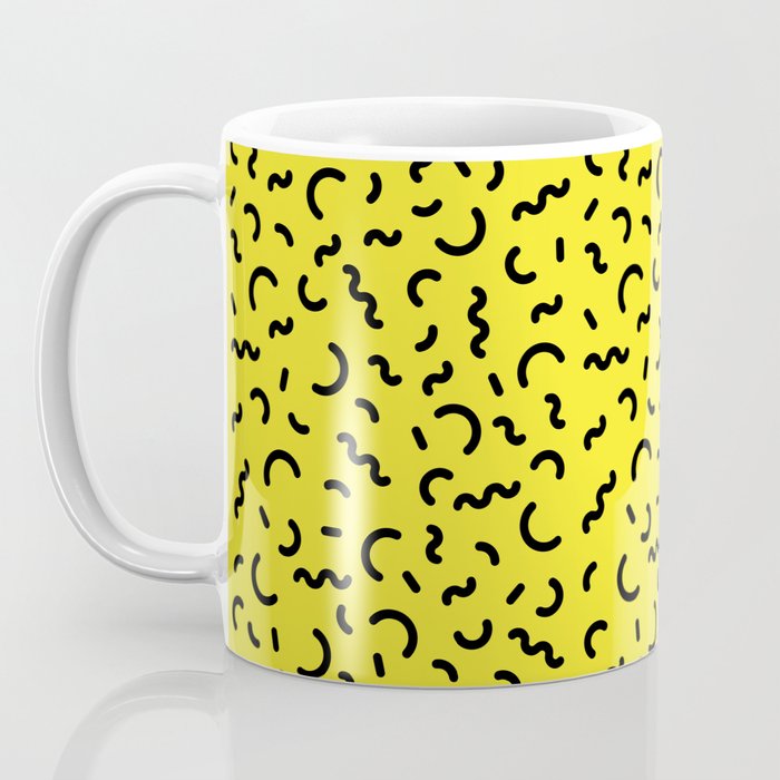 Memphis pattern 51 - 80s / 90s Retro Coffee Mug Gallery Image 3