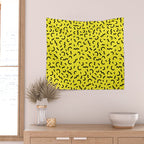 Memphis pattern 51 - 80s / 90s Retro Wall Tapestry Gallery Image 2
