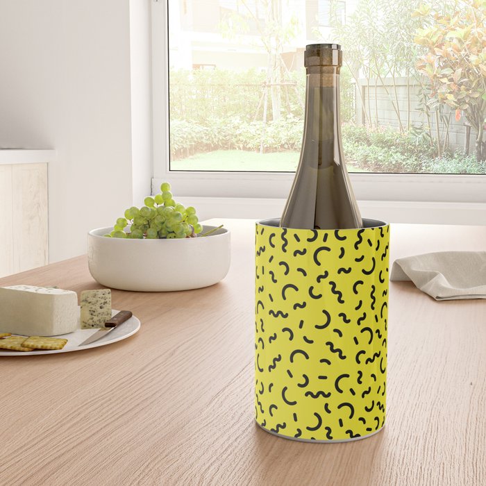 Memphis pattern 51 - 80s / 90s Retro Wine Chiller Gallery Image 4