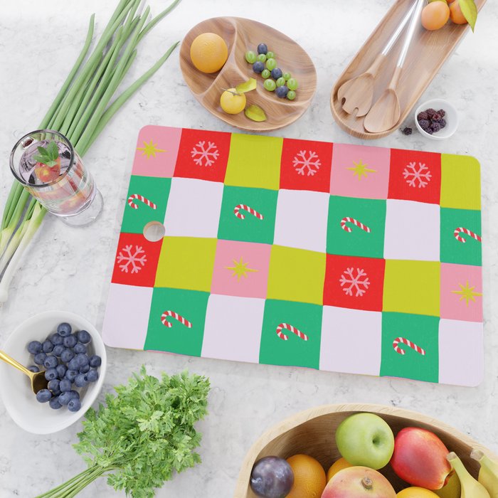 Jolly Checkerboard Cutting Board Gallery Image 2