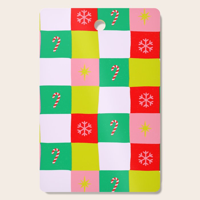 Jolly Checkerboard Cutting Board Gallery Image 1
