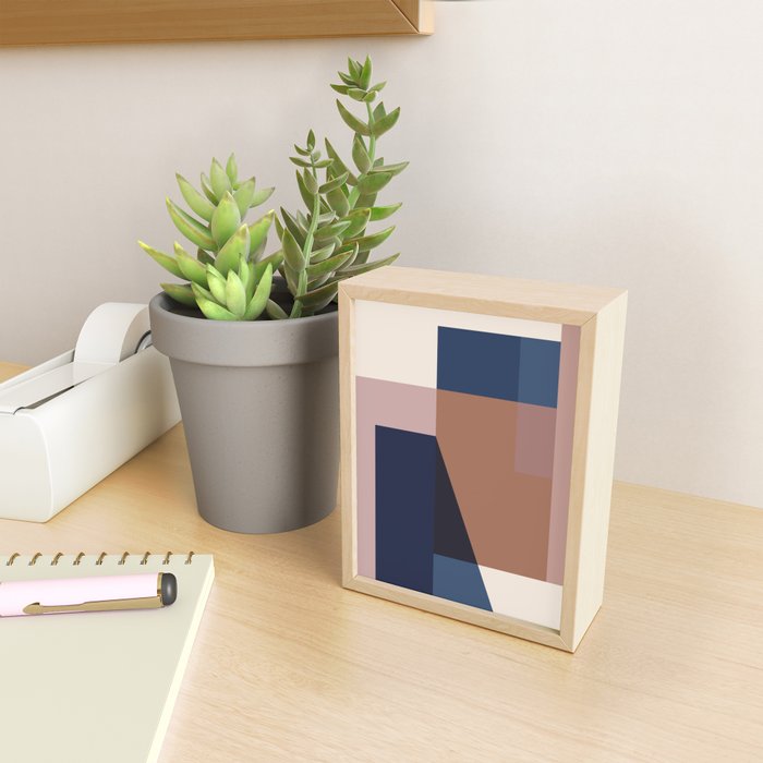 geometric abstract 45 Mini Art Print Gallery Image 2