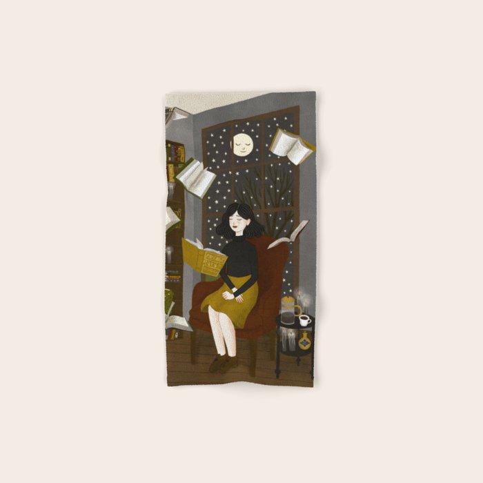 floating books Bath Towel Gallery Image 1