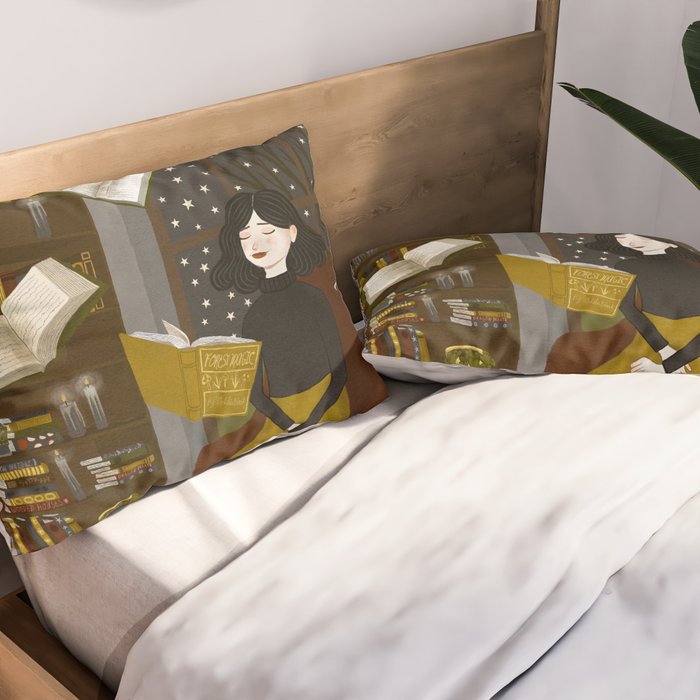 floating books Pillow Sham Gallery Image 2