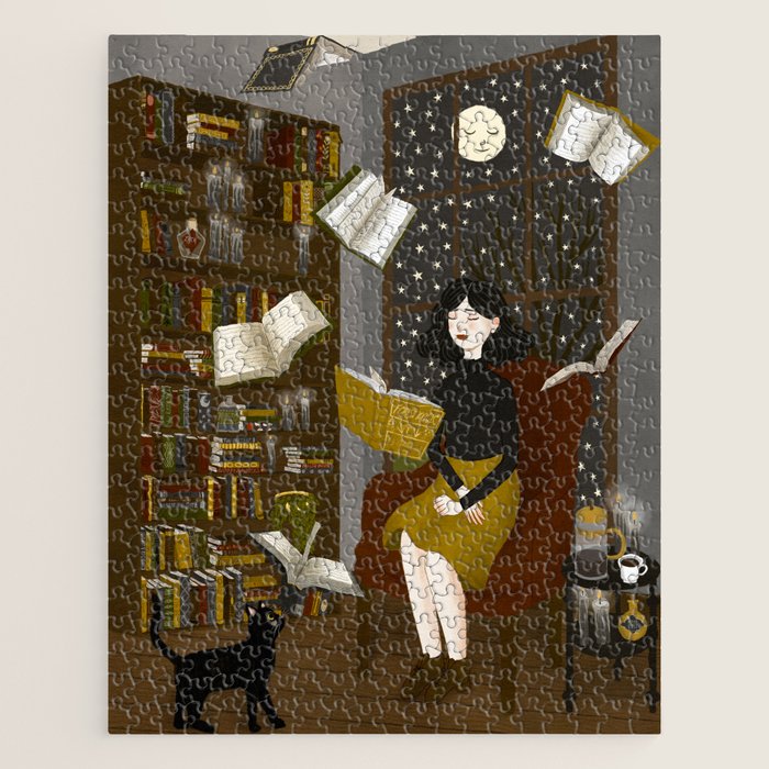floating books Jigsaw Puzzle Gallery Image 1