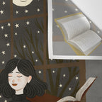 floating books Wall Tapestry Gallery Image 3