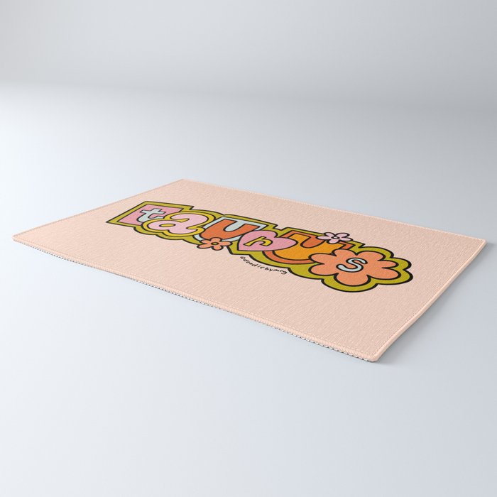 Taurus Doodle Letters Rug Gallery Image 3