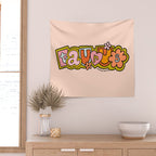 Taurus Doodle Letters Wall Tapestry Gallery Image 2
