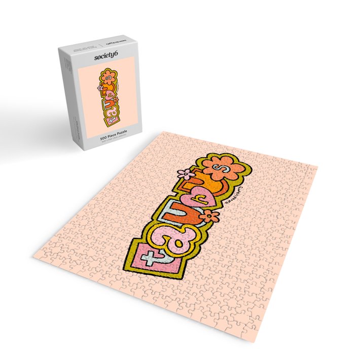 Taurus Doodle Letters Jigsaw Puzzle Gallery Image 2