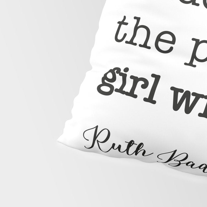 Never underestimate the power of a girl with a book. Pillow Sham Gallery Image 4