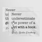 Never underestimate the power of a girl with a book. Placemat Gallery Image 1