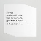 Never underestimate the power of a girl with a book. Wrapping Paper Gallery Image 3