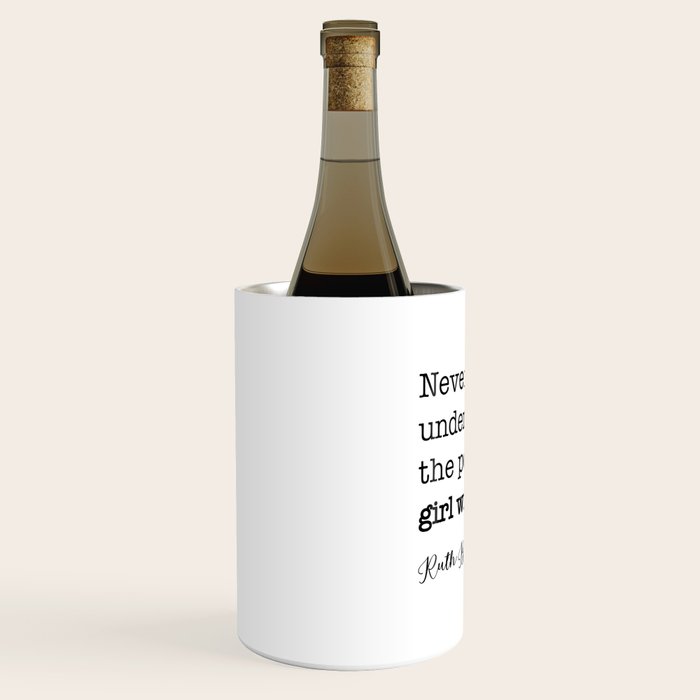 Never underestimate the power of a girl with a book. Wine Chiller Gallery Image 2
