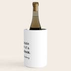 Never underestimate the power of a girl with a book. Wine Chiller Gallery Image 3