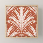 Boho Rustic Palm Radiance Terracotta Mini Art Print Gallery Image 1