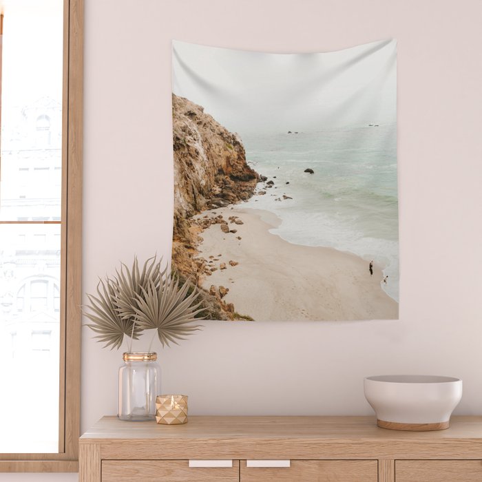 malibu coast - california Wall Tapestry Gallery Image 2