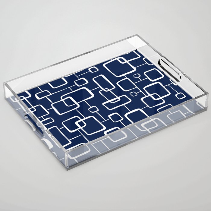 On The Quad - Navy Blue Acrylic Tray Gallery Image 1