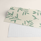 Leaf Pattern Watercolor - Green Wrapping Paper Gallery Image 2