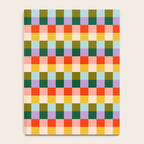 Checkered Rainbow Retro Vibe  Notebook Gallery Image 4