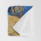 Klimt Tabby Cat with Warm Scarf Throw Blanket Gallery Image 3