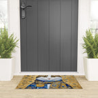 Klimt Tabby Cat with Warm Scarf Welcome Mat Gallery Image 3