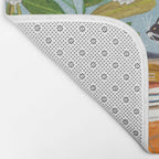 Woman on houseboat in Amsterdam Bath Mat Gallery Image 2