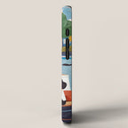 Woman on houseboat in Amsterdam iPhone Case Gallery Image 2