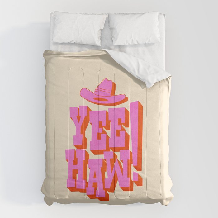 Yee Haw! Fun Cowboy Art Comforter Gallery Image 1