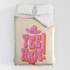 Yee Haw! Fun Cowboy Art Duvet Cover Gallery Image 6