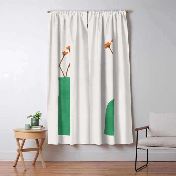 Little Vase Design 2 Window Curtain Gallery Image 1