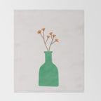 Little Vase Design 2 Throw Blanket Gallery Image 2