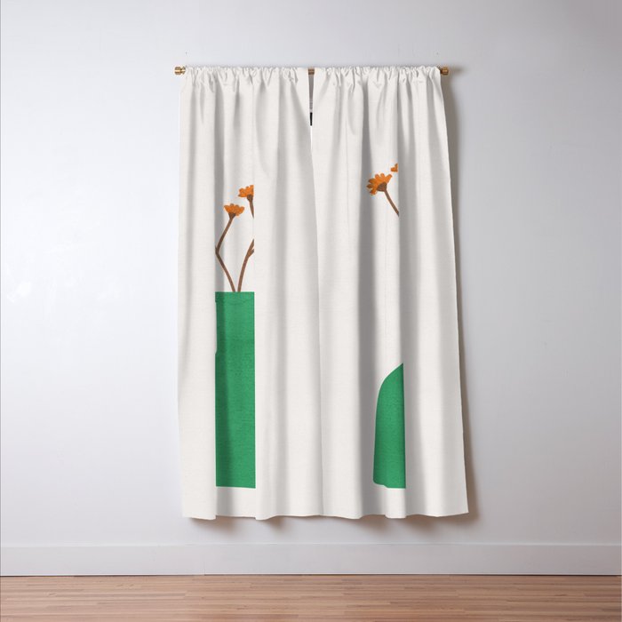 Little Vase Design 2 Window Curtain Gallery Image 3