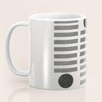 Black and Beige Modern Craft Design Retro Stripes and Circles Coffee Mug Gallery Image 3
