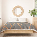 Copper And Grey Duvet Cover Gallery Image 3