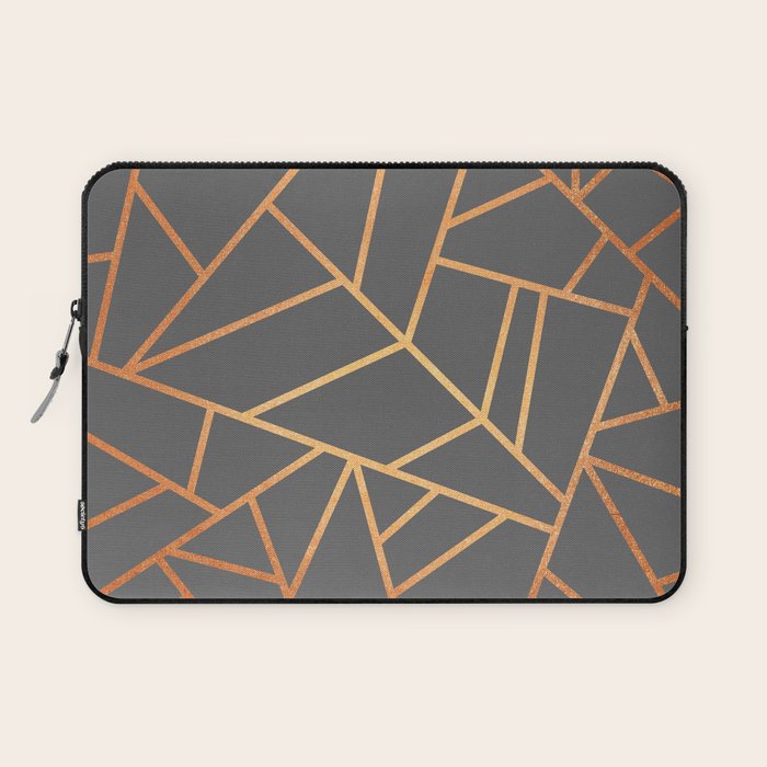 Copper And Grey Laptop Sleeve Gallery Image 1